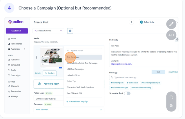 campaign optional